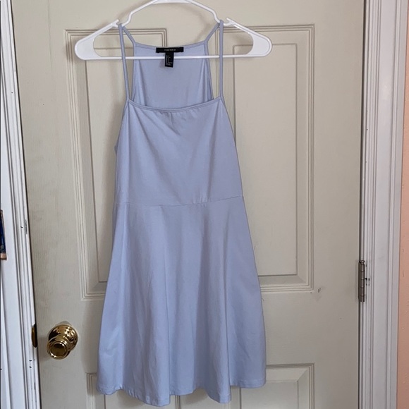 pastel blue dress